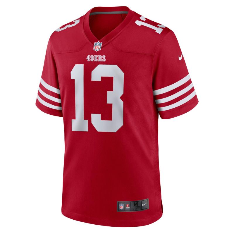 Brock Purdy #13 San Francisco 49ers Nike Game NFL Jersey Red view 2