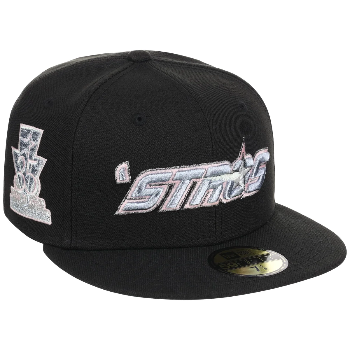 Houston Astros MLB Pewter Skies New Era 59FIFTY front view