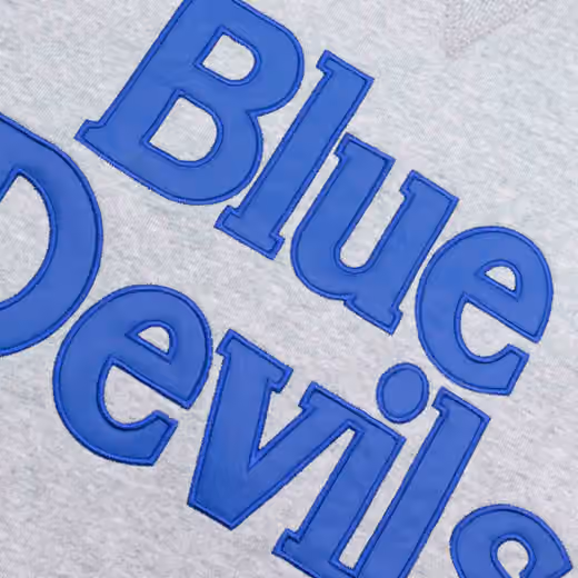 Duke Blue Devils Pinnacle Mitchell & Ness Heavyweight Fleece NCAA Hoodie view 3