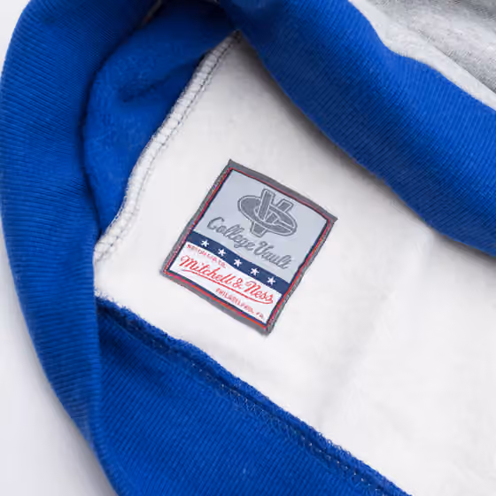 Duke Blue Devils Pinnacle Mitchell & Ness Heavyweight Fleece NCAA Hoodie view 5