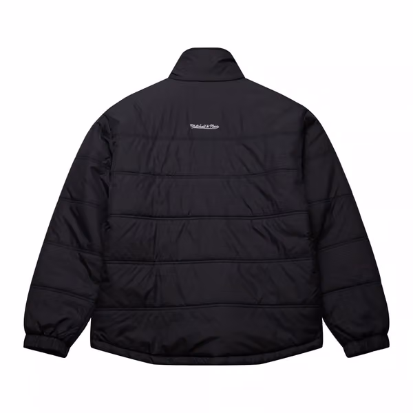 San Francisco 49ers Mitchell & Ness In The Clutch Puffer NFL Jacket Black view 2
