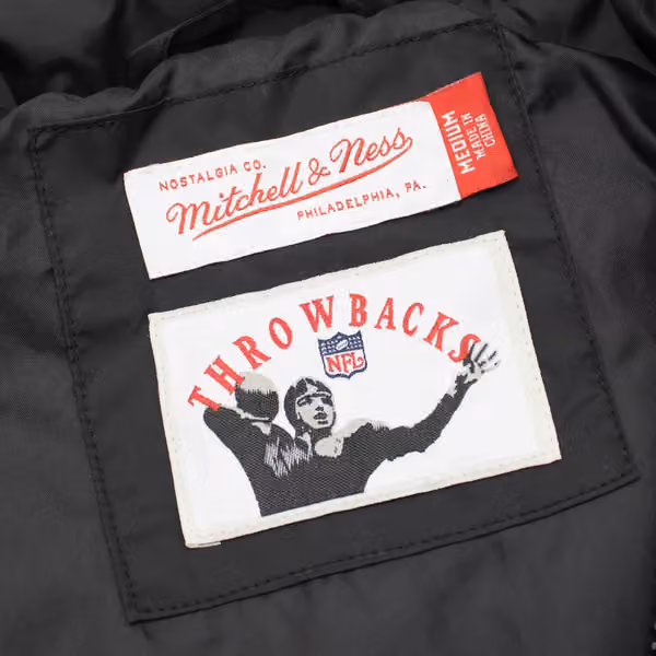 San Francisco 49ers Mitchell & Ness In The Clutch Puffer NFL Jacket Black view 5