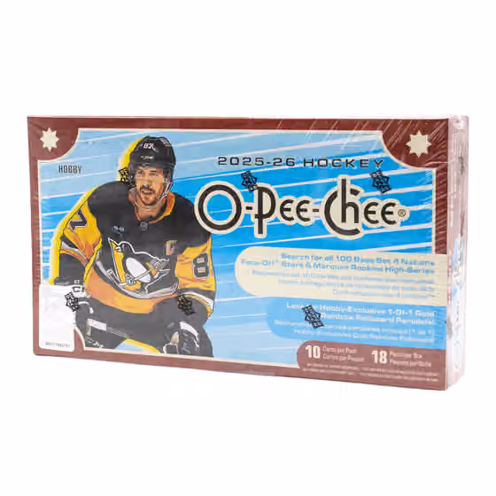 2025/26 Upper Deck O-Pee-Chee Hockey NHL Hobby Box view 1