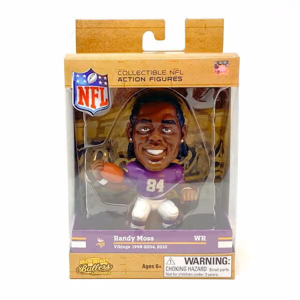 Randy Moss Minnesota Vikings Big Shot Ballers Legends NFL Figure view 2