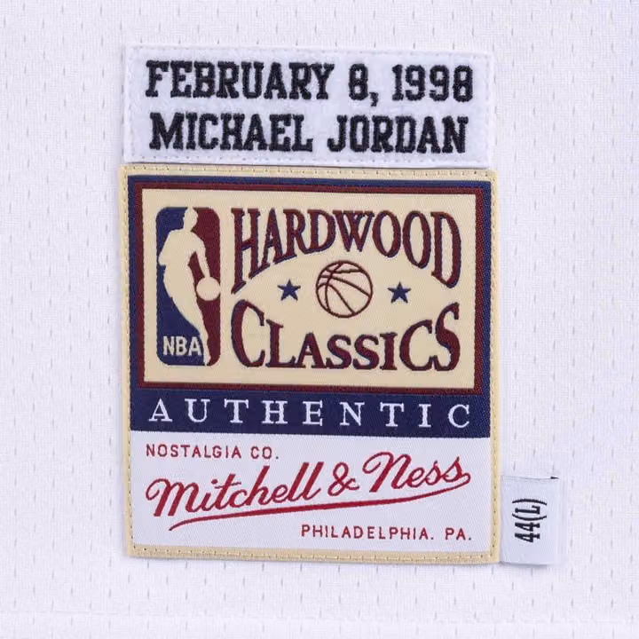 Michael Jordan #23 1998 All-Star Game Authentic NBA Jersey White view 3