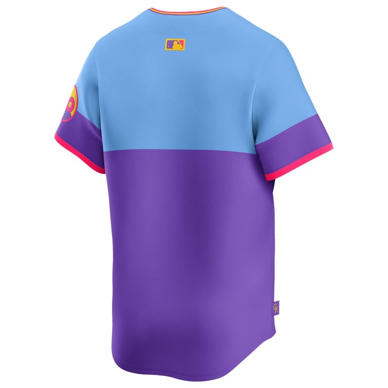 Colorado Rockies City Connect Limited MLB Jersey Psychic Purple view 2