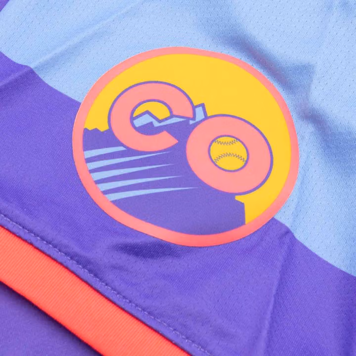 Colorado Rockies City Connect Limited MLB Jersey Psychic Purple view 4