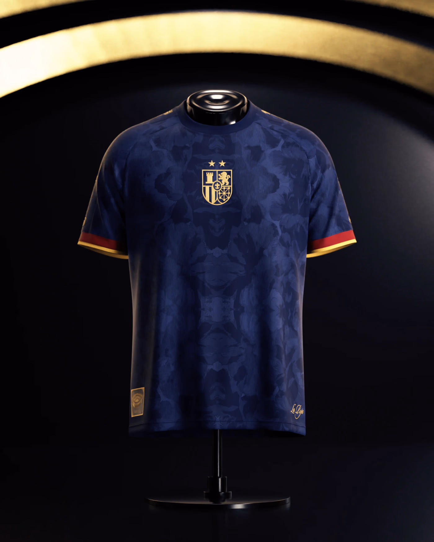 Jersevo Custom Personalized Spain 2026 Champions Jersey - Navy front view