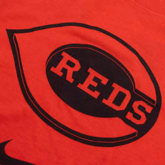 Cincinnati Reds Early Work 2025 MLB Authentic Nike Tri-Blend T-Shirt Red view 4