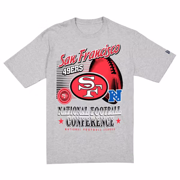 San Francisco 49ers Sport Classics Oversized NFL T-Shirt Gray view 1