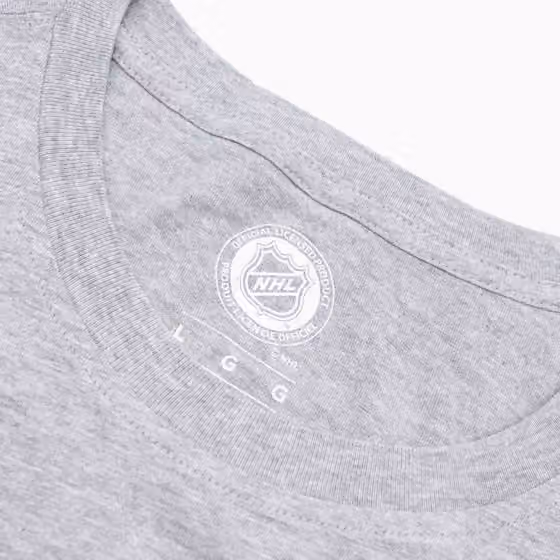 Tampa Bay Lightning Primary Logo NHL T-Shirt Gray view 4