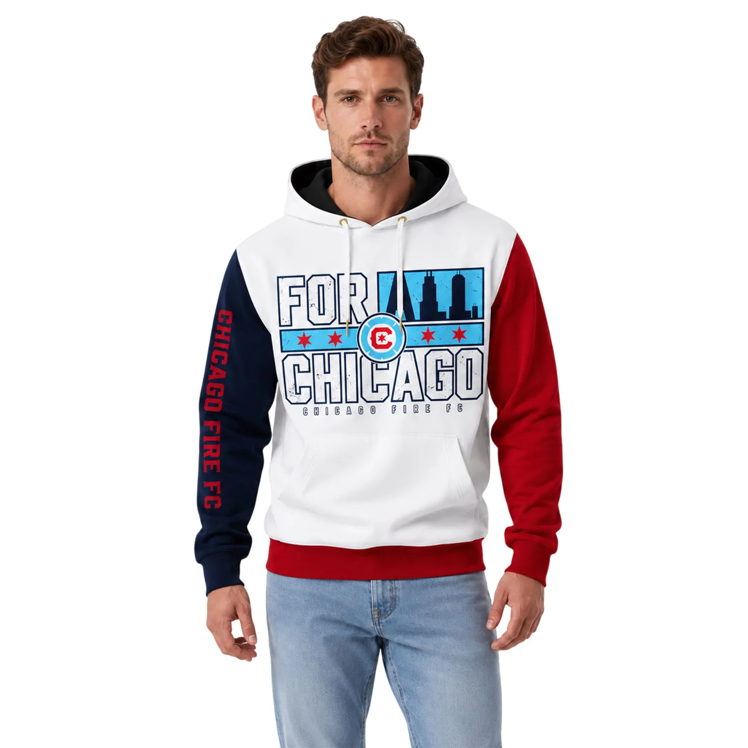 Chicago Fire Pullover Custom Name and Number - Exclusive Fleece Sweatshirt