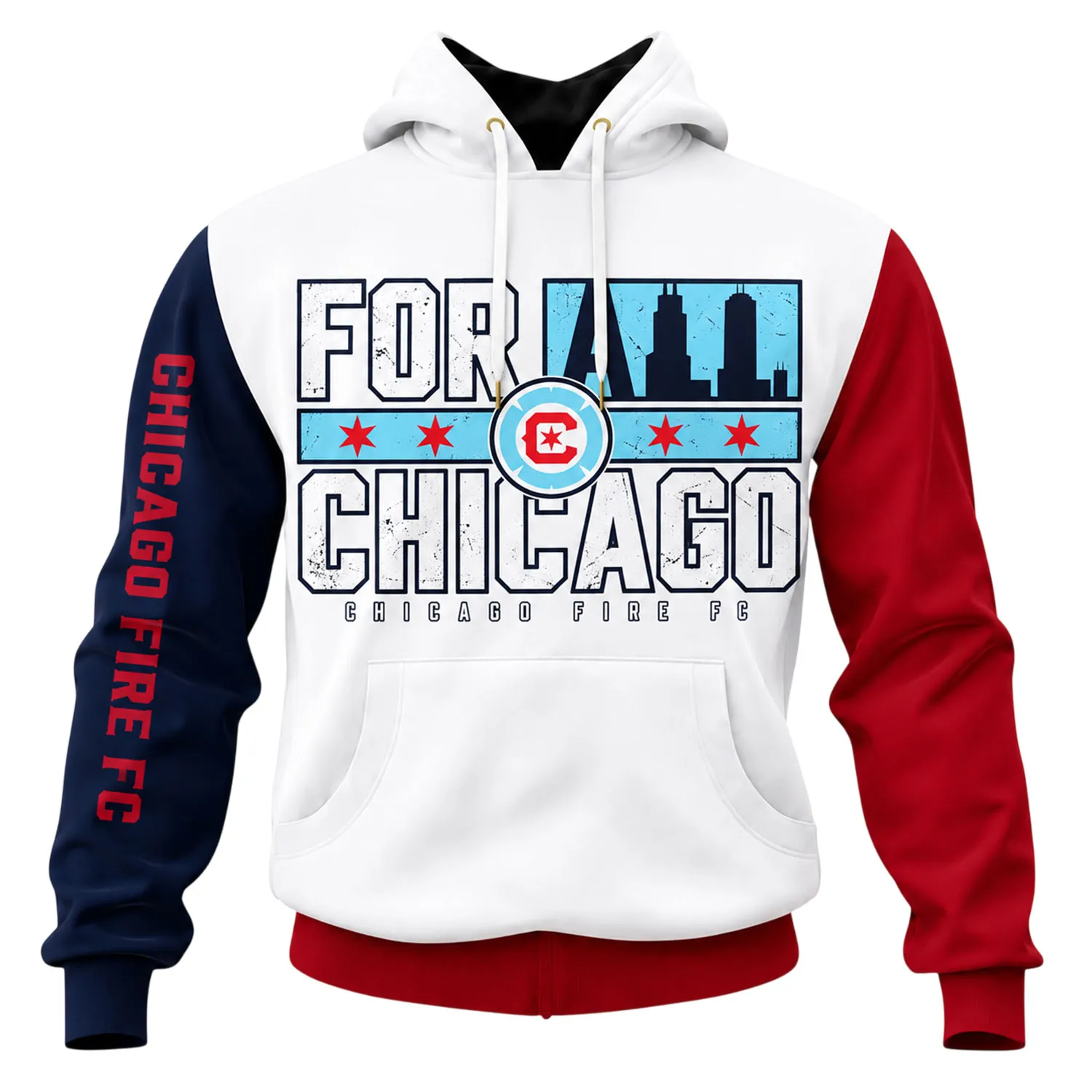 Chicago Fire Pullover Custom Name and Number - Exclusive Fleece Sweatshirt