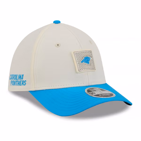 Carolina Panthers 2026 NFL Training Camp 39THIRTY Flex Cap Cream/Blue product photo