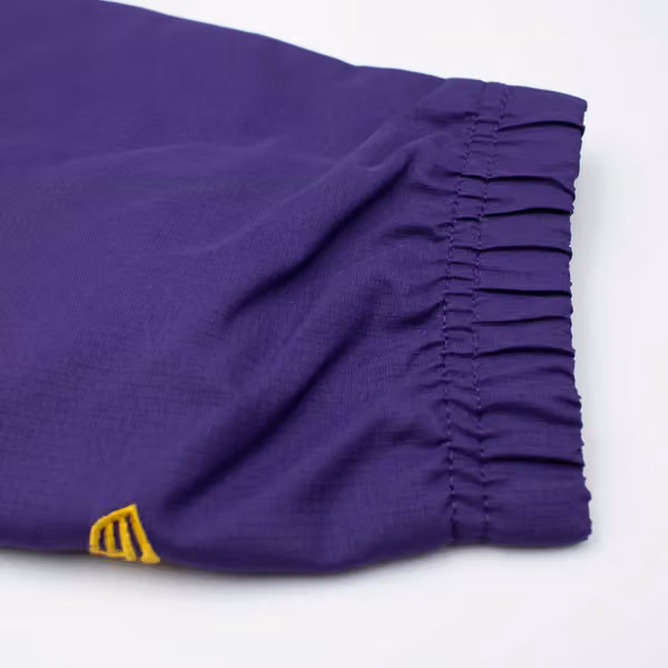 Los Angeles Lakers NBA Quarter Zip Windbreaker Jacket Purple view 7