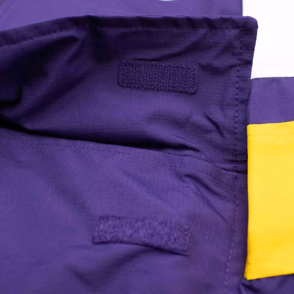 Los Angeles Lakers NBA Quarter Zip Windbreaker Jacket Purple view 5
