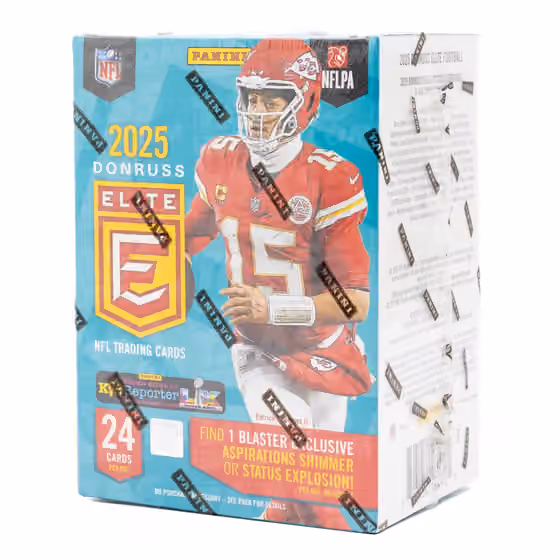 2025 Panini Donruss Elite Football NFL Blaster Box view 1