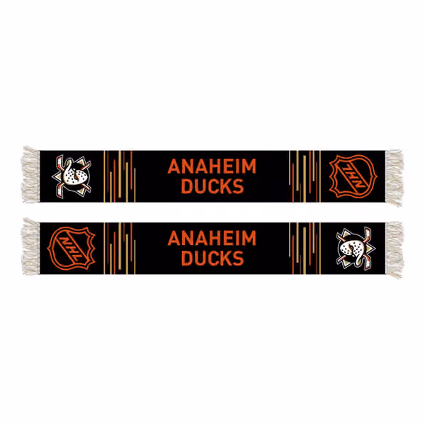 Anaheim Ducks Wordmark NHL Scarf view 1