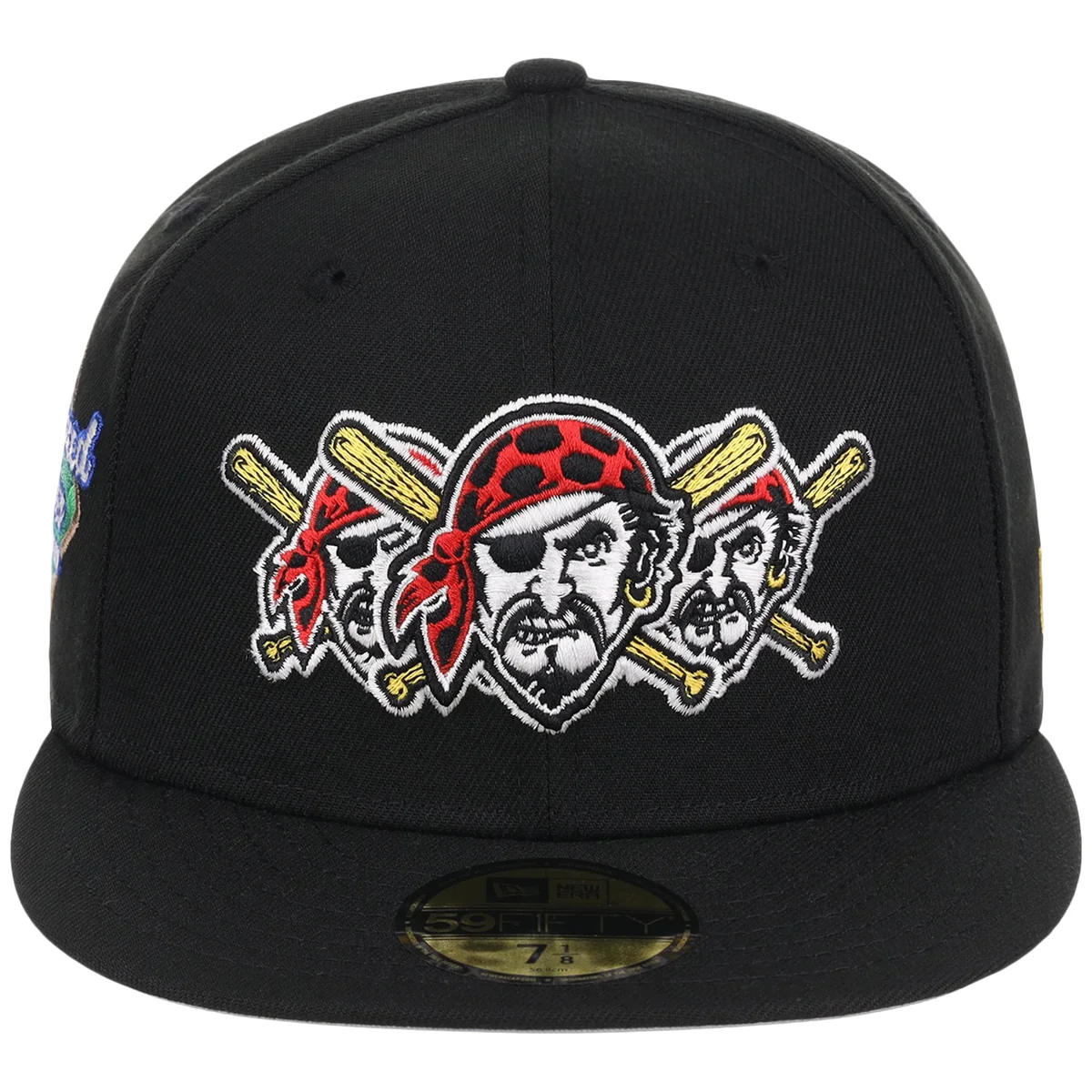 Pittsburgh Pirates MLB x John Geiger 'Misplaced Series' 2.0 New Era 59FIFTY (Black/Black) detail view