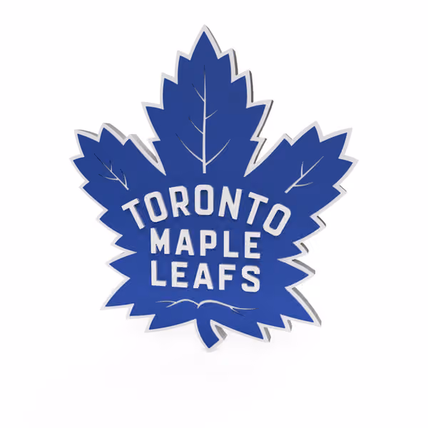 Toronto Maple Leafs NHL 3D Foam Logo Wall Sign view 1