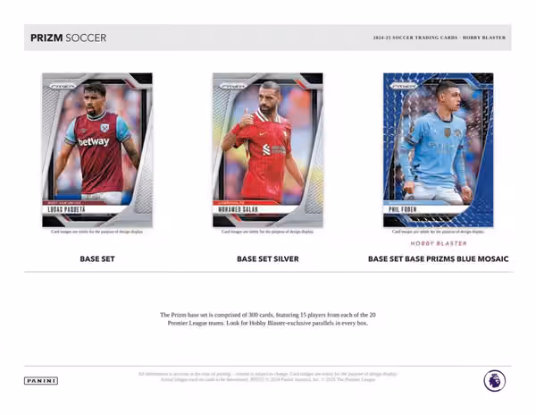 2024/25 Panini Prizm Premier League Soccer EPL Blaster Box view 2