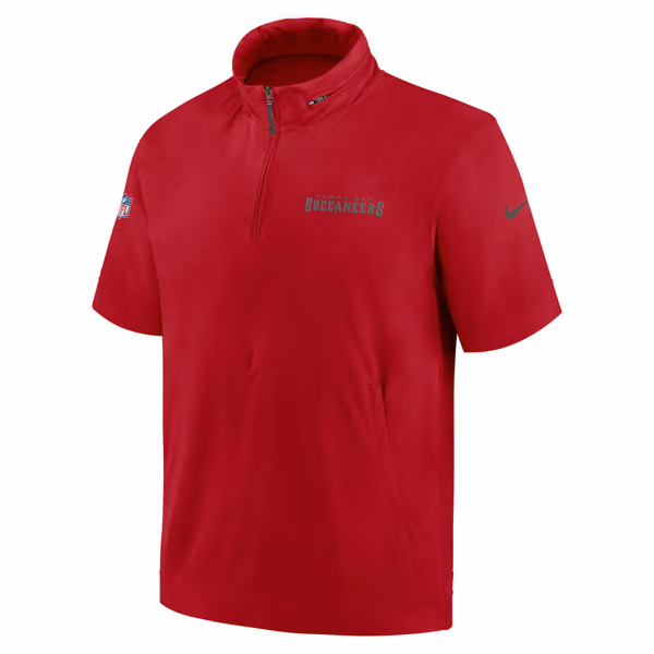Tampa Bay Buccaneers 2024 NFL Sideline Nike Lightweight Coach Jacket Red view 2