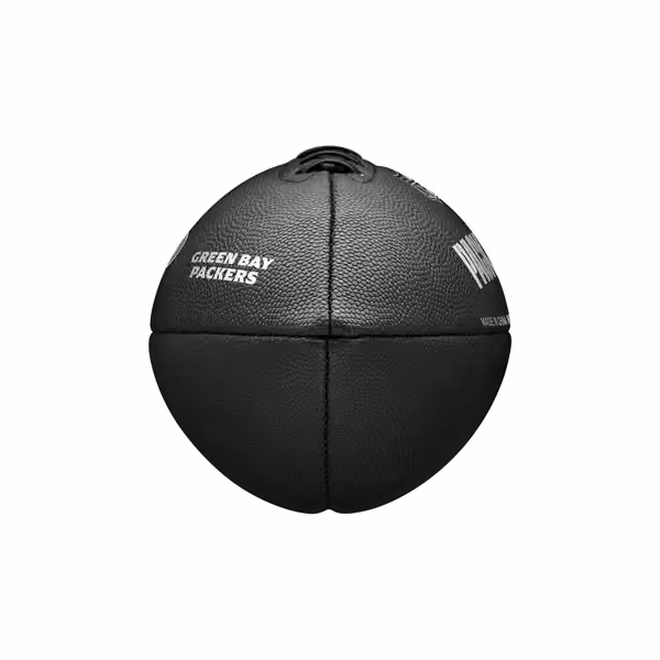 Green Bay Packers Wilson Metallic Premiere Full Size NFL Football view 4