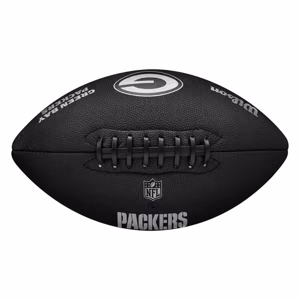 Green Bay Packers Wilson Metallic Premiere Full Size NFL Football view 3