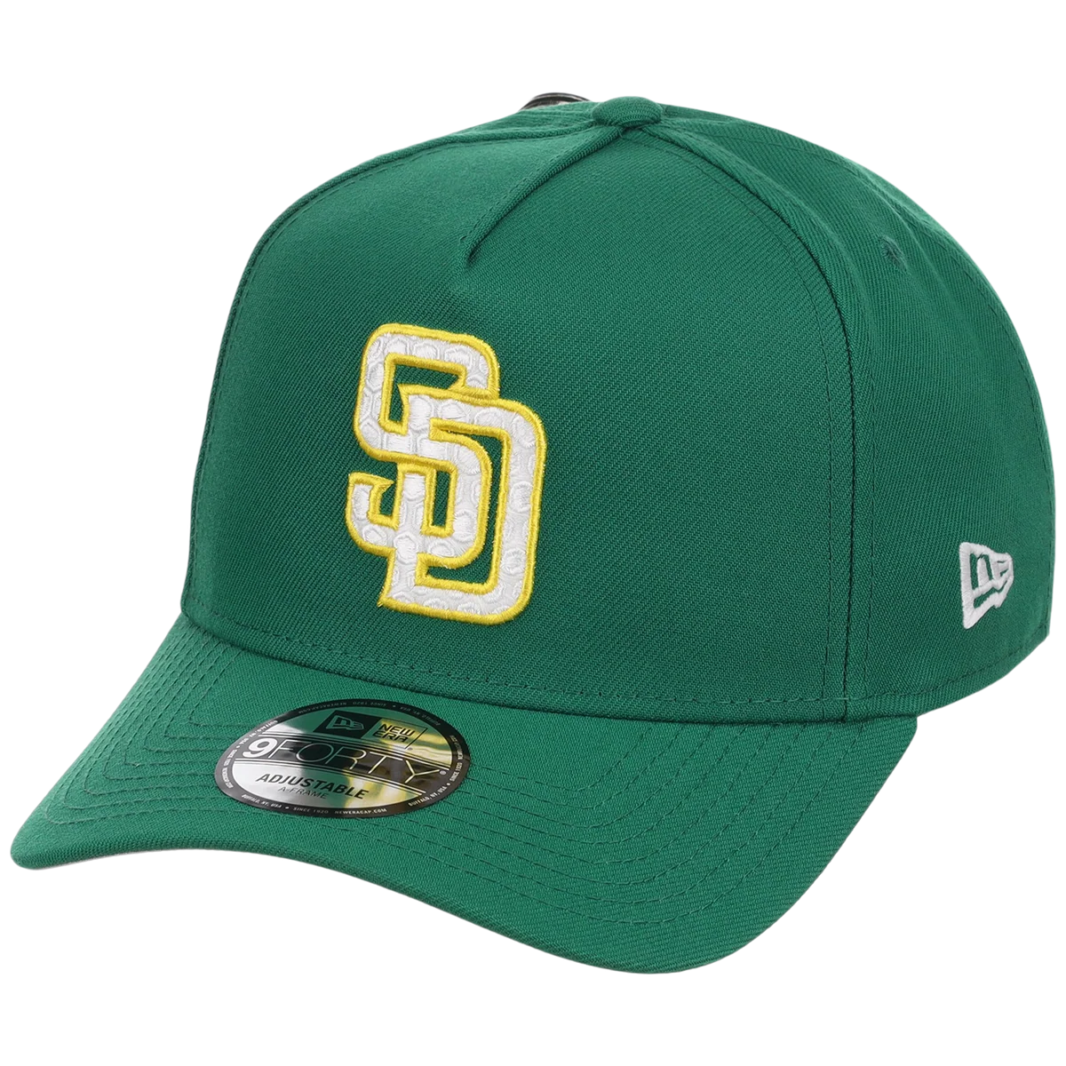 San Diego Padres MLB Augusta Bloom New Era 9FORTY w/ Golf Pin detail view