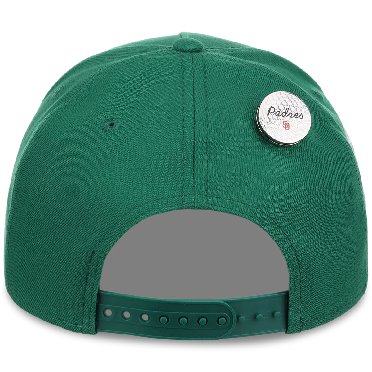 San Diego Padres MLB Augusta Bloom New Era 9FORTY w/ Golf Pin detail view
