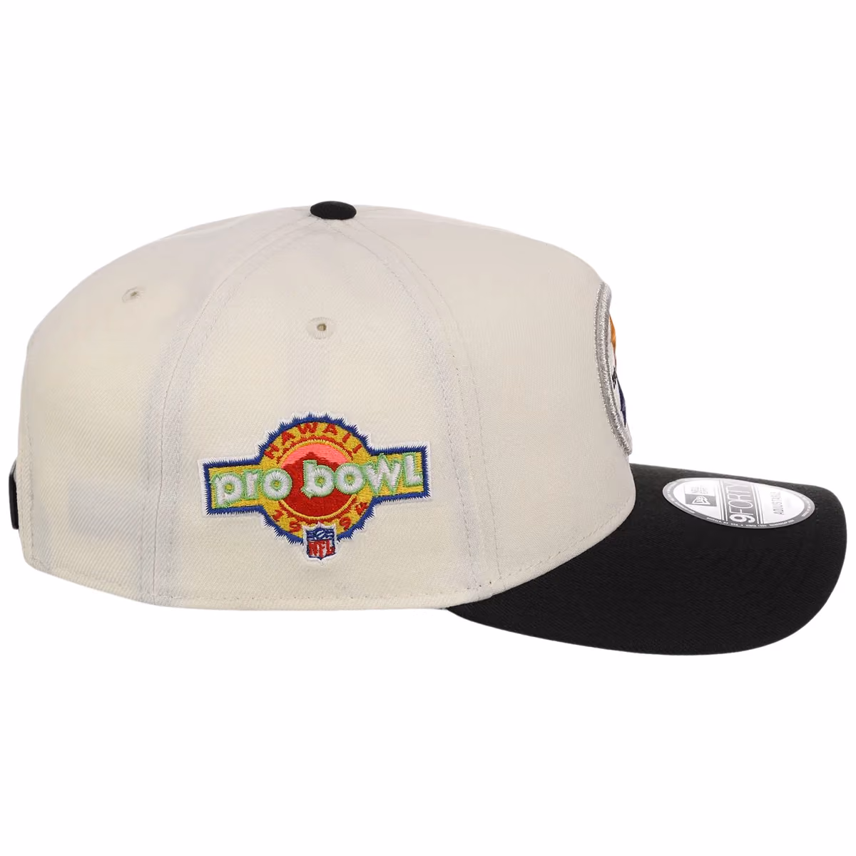 Pittsburgh Steelers NFL Chrome OTC New Era 9FORTY A-Frame detail view