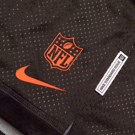 Cleveland Browns 2025 NFL Sideline Reversible Mesh Nike Dri-FIT Shorts Brown view 6