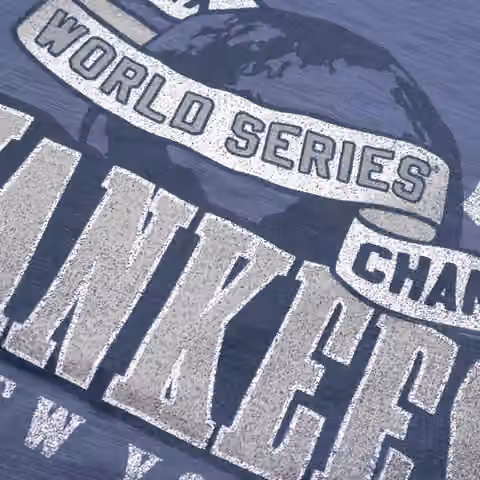 New York Yankees Retro Stadium Slub MLB T-Shirt Navy view 3