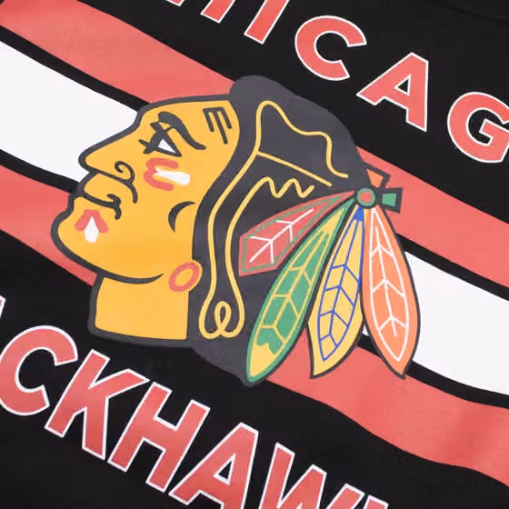 Chicago Blackhawks Stripe '47 Burnside NHL Hoodie Black view 3