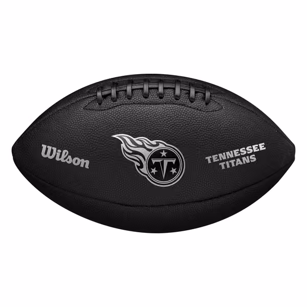 Tennessee Titans Wilson Metallic Premiere Full Size NFL Football view 1