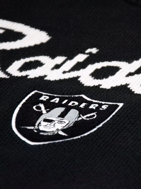 Las Vegas Raiders NFL Head Coach Sweater Black view 4