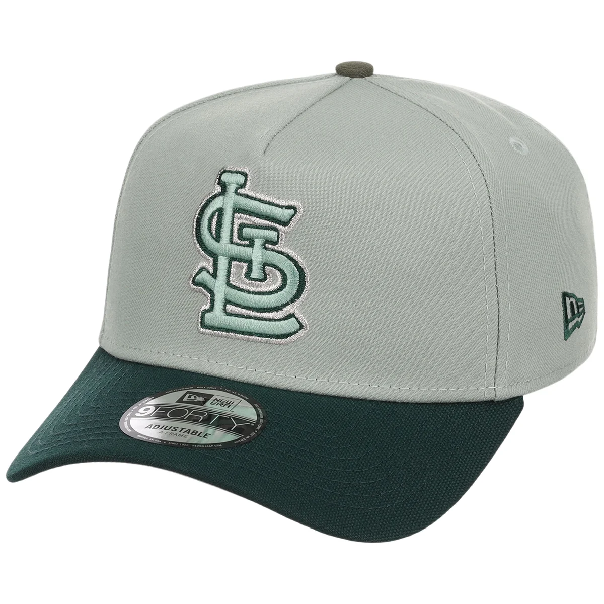 St. Louis Cardinals MLB Everest x Dark Green FASHION CORE New Era 9FORTY A-Frame detail view