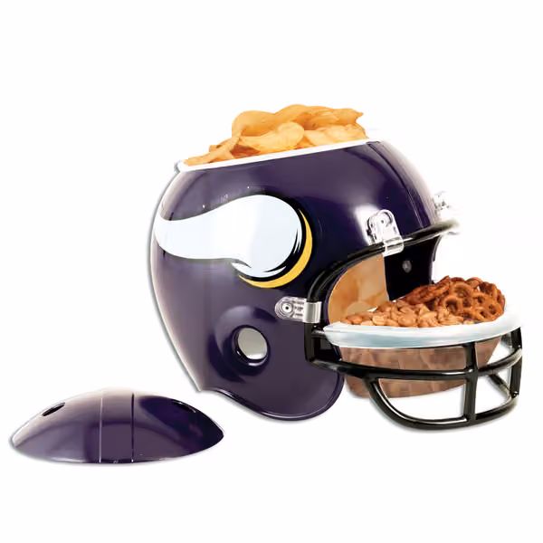Minnesota Vikings Football NFL Snack Helmet view 1
