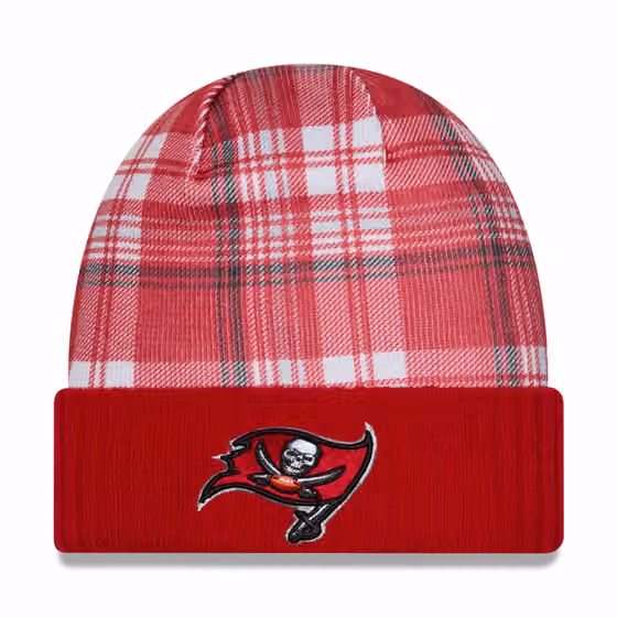 Tampa Bay Buccaneers 2024 NFL Sideline Statement New Era Knit Hat Red product photo