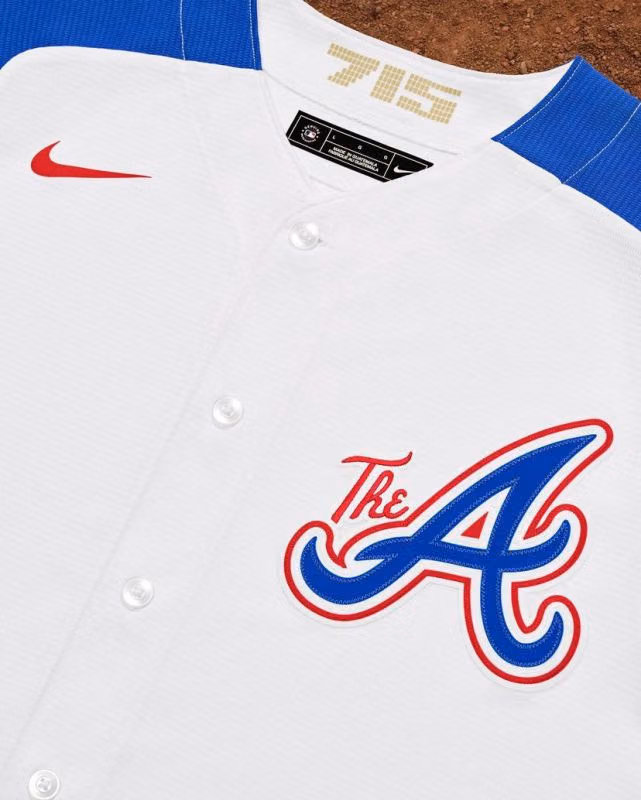 Atlanta Braves Nike City Connect MLB Jersey White view 5