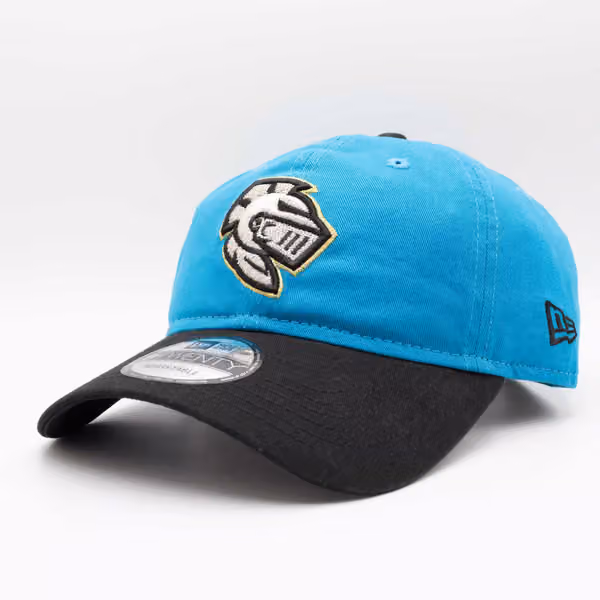 Charlotte Knights New Era 9TWENTY Adjustable MiLB Cap Teal product photo