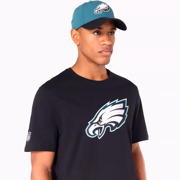 Philadelphia Eagles Team Logo New Era NFL T-Shirt Black view 6