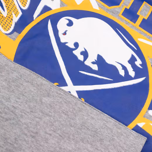 Buffalo Sabres Sport Classics Oversized NHL Hoodie Gray view 3