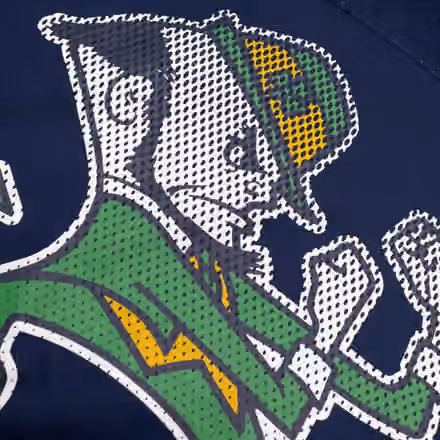Notre Dame Fighting Irish Defender NCAA Hoodie Navy view 4