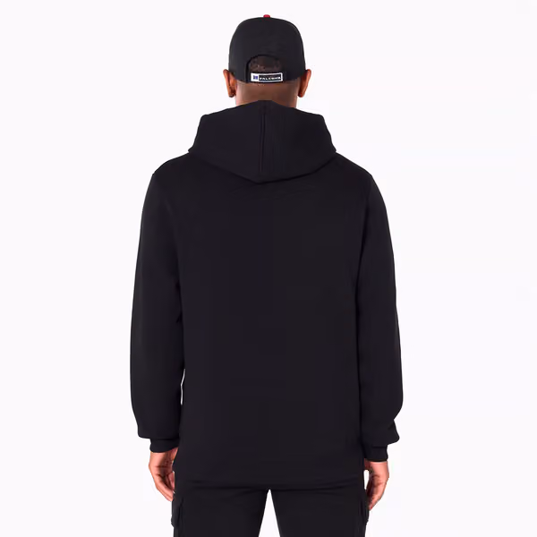 Atlanta Falcons Logo Hoodie NFL Sweatshirt Black view 2
