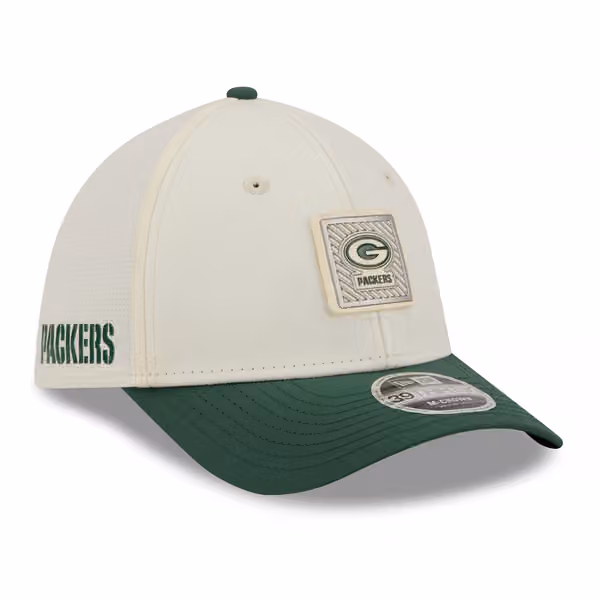 Green Bay Packers 2026 NFL Training Camp 39THIRTY Flex Cap Cream/Green product photo