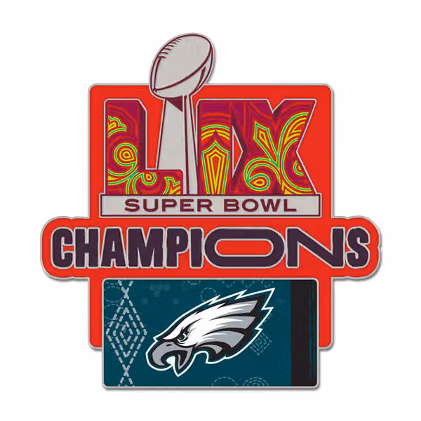 Philadelphia Eagles Super Bowl LIX Champions NFL Pin view 1
