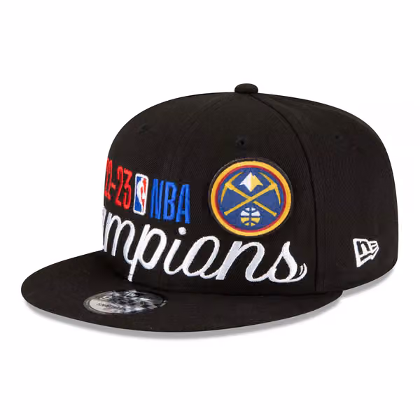 Denver Nuggets 2023 NBA Champions Locker Room New Era 9FIFTY Snapback Cap product photo