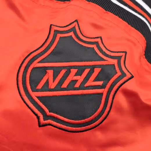 Detroit Red Wings Enforcer NHL Varsity Satin Jacket view 5