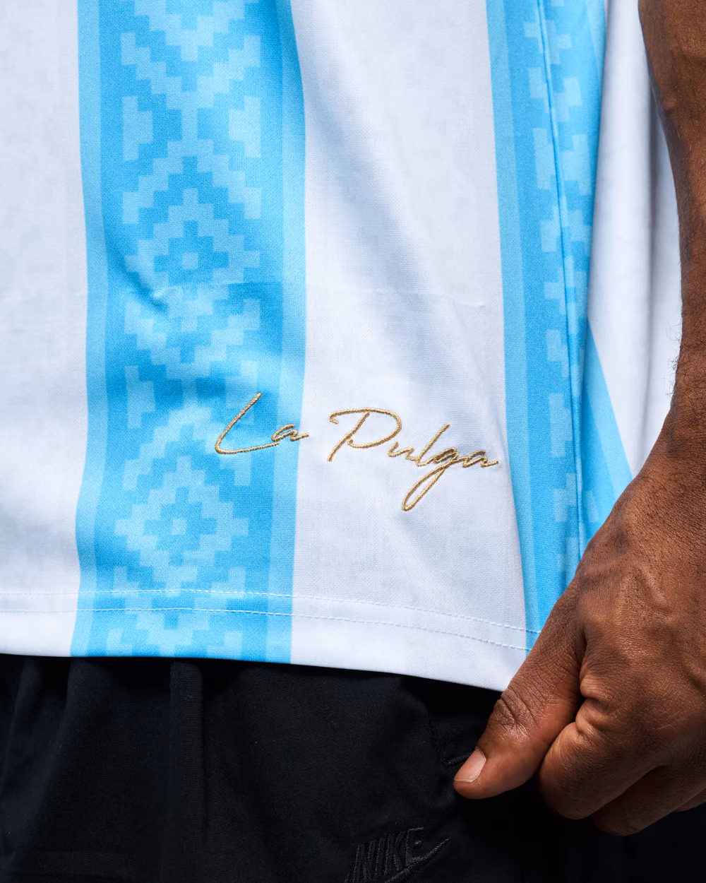 Jersevo Custom Personalized La Pulga Jersey (Away Edition) - Pre-Order (Early November) detail view 5